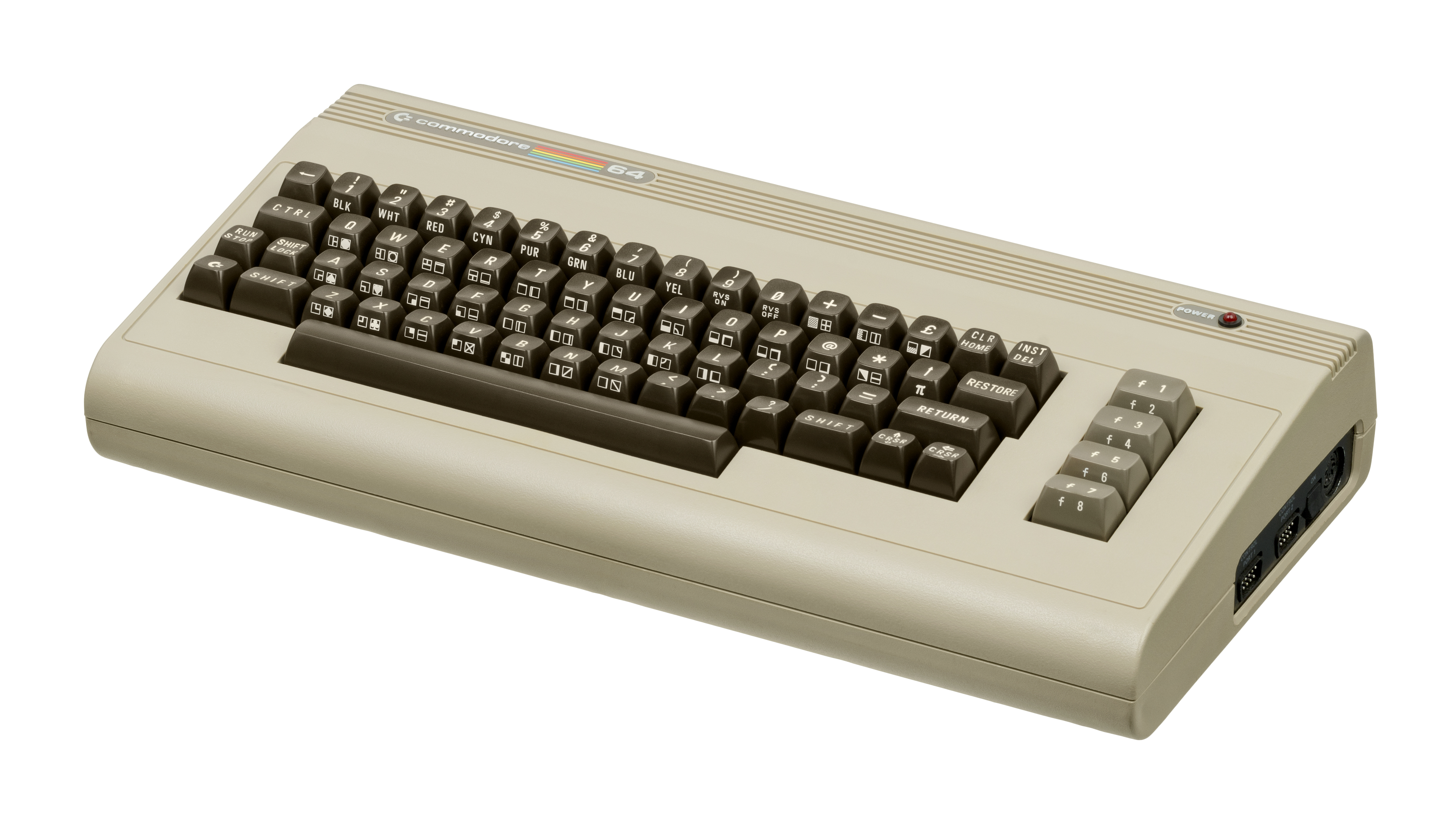 Originaler Commodore 64 im klassischen Brotkasten-Gehäuse
